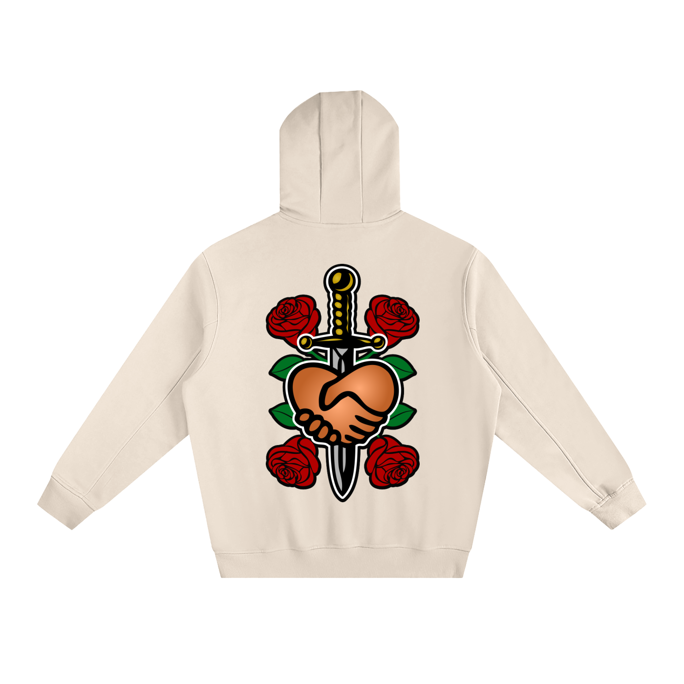 High Neck Rreal Hoodie