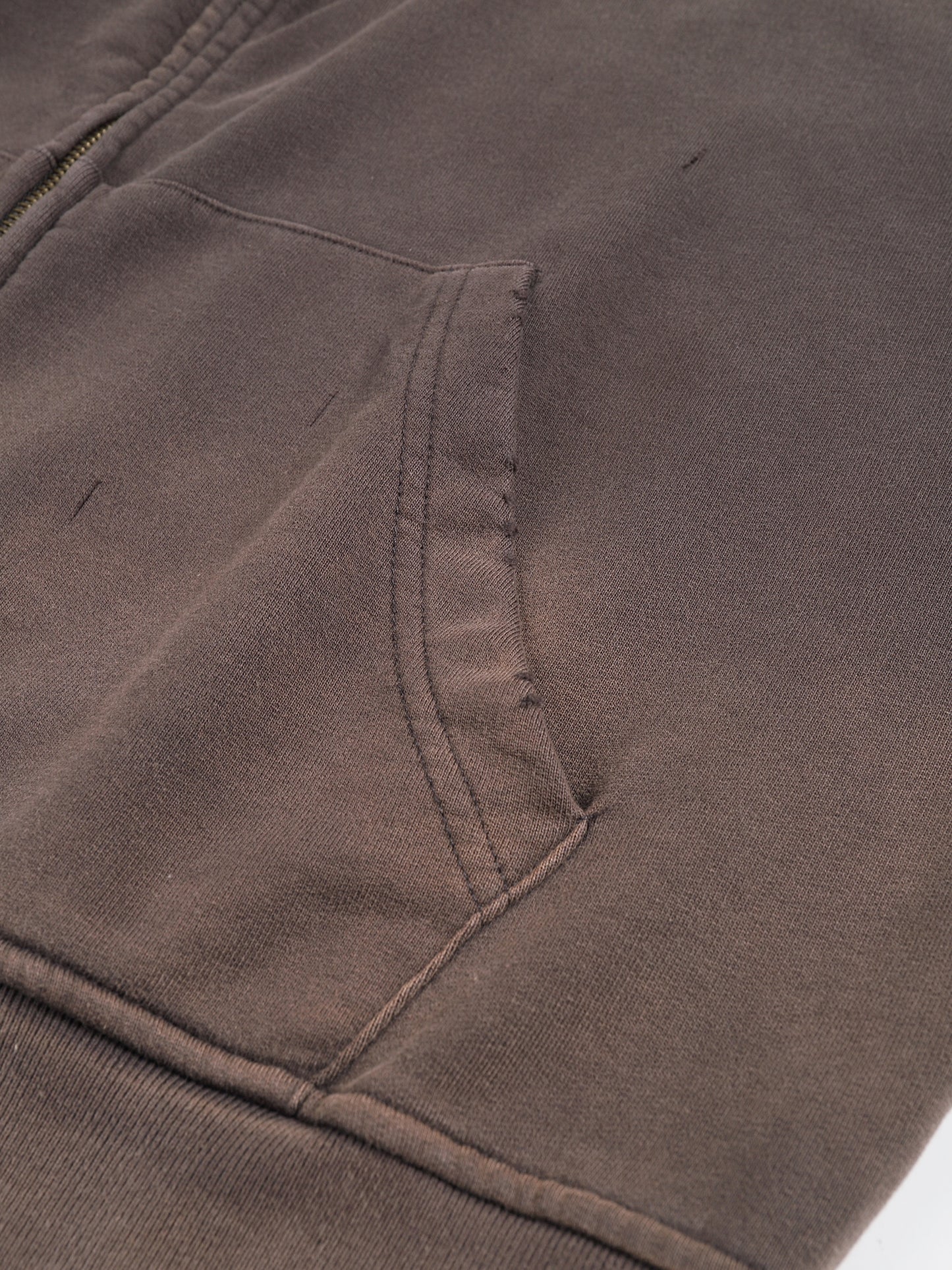 Hand-Frayed Sunfade Zip Hoodie image 11
