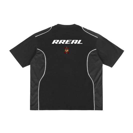 Contrast Piped Panel T-Shirt