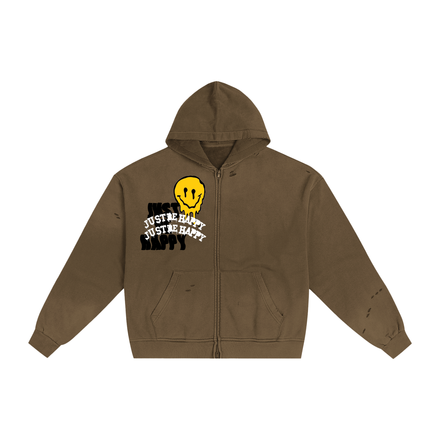 Hand-Frayed Sunfade Zip Hoodie image 13