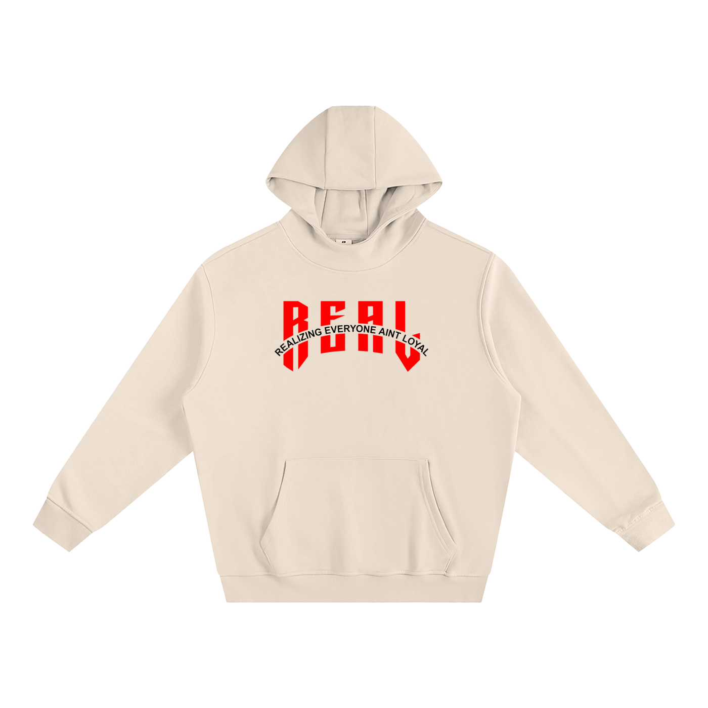 High Neck Rreal Hoodie (red)