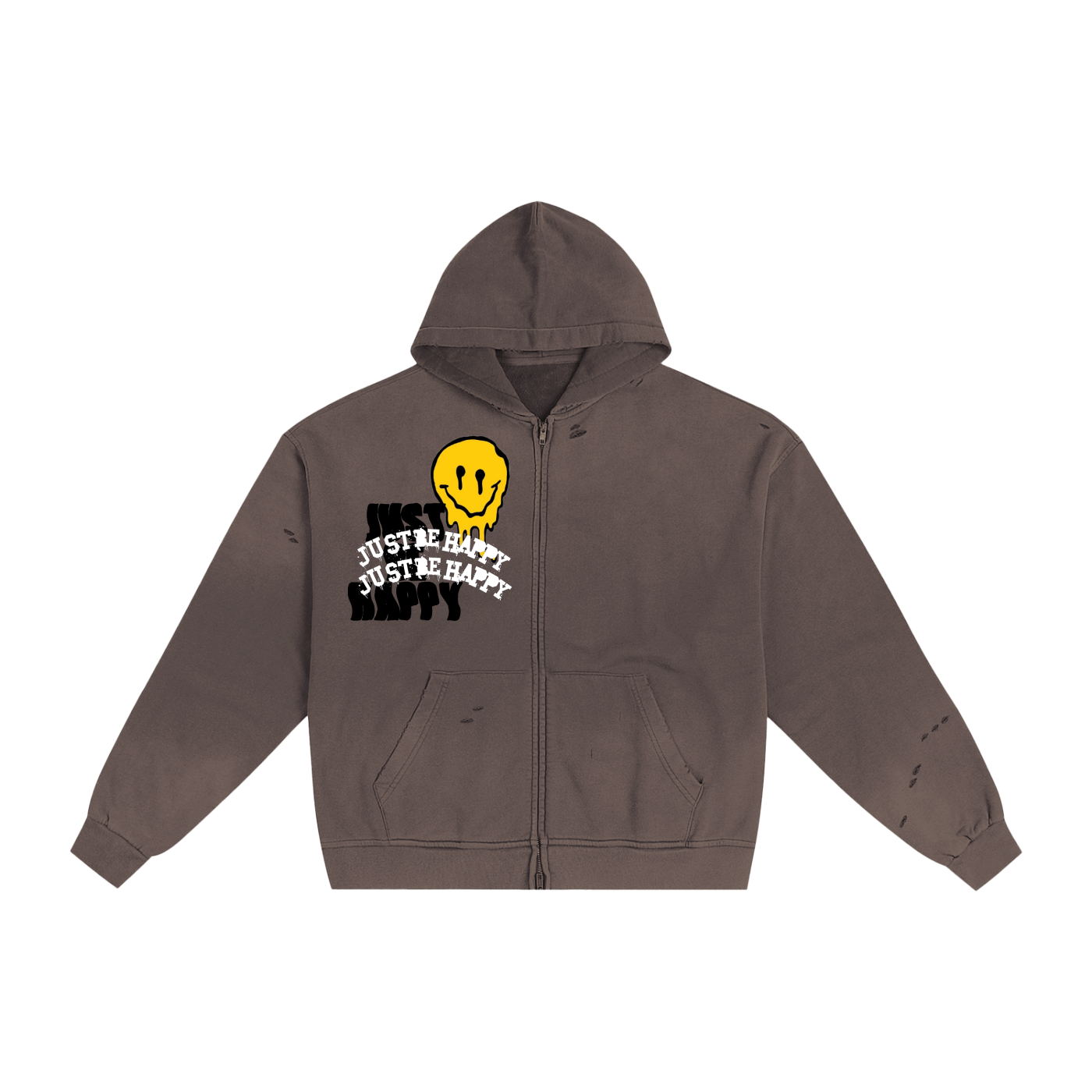 Hand-Frayed Sunfade Zip Hoodie image 14