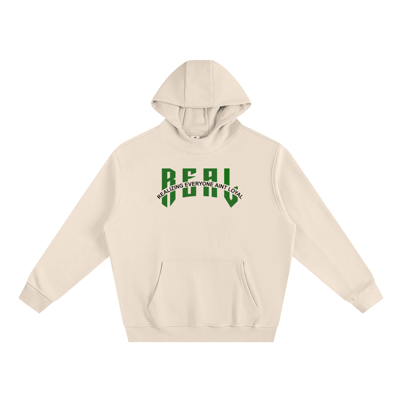High Neck Rreal Hoodie